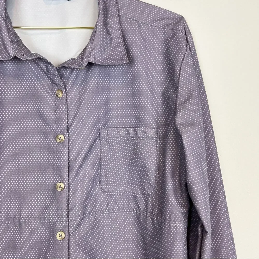 The North Face Women’s Stevie Shirt Button Up Tunic‎ Purple Size Medium - Picture 8 of 13